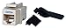 QVS C5JA-10 10-Pack 350MHz CAT5e Toolfree Beige RJ45 Keystone Jack