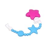 Yinggg 歯固め 授乳ネックレス シリコン製 ベビー知育玩具 安全 無味 赤ちゃん おもちゃ (ストロベリー)
