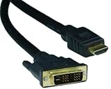 HDMI to DVI cable 25 ft 24AWG CL2 rated In-wall