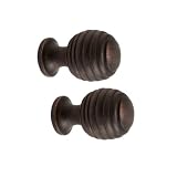 Beehive Stair Rod Finials Rubbed Bronze