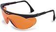 Uvex S1933X Skyper Safety Eyewear, Black Frame, SCT-Orange UV Extreme Anti-Fog Lens