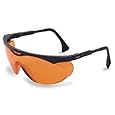 Uvex S1933X Skyper Safety Eyewear, Black Frame, SCT-Orange UV Extreme Anti-Fog Lens