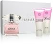 Versace Bright Crystal by Versace for Women 3 Piece Set Includes: 3.0 oz Eau de Toilette Spray + 3.4 oz Perfumed Body Lotion + 3.4 oz Perfumed Bath and Shower Gel
