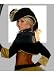 Women's Deluxe Velvet Pirate Hat Adult Sexy Costume Accessory - One Size Fits Most Women