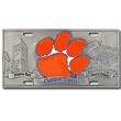 Clemson Tigers 3-D License Plate - NCAA College Athletics Fan Shop Sports Team Merchandise