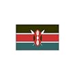 Kenya Flag 3ft x 5ft Nylon
