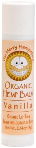 Merry Hempsters Organic Hemp Lip Balm Vanilla -- 0.14 oz