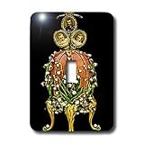 Faberge  Eggs - Lilies Of The Valley Pictured - Light Switch Covers - single toggle switch