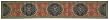 Laser Printed Split Bamboo Chrysanthemum 12"x72" Veranda Runner