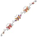 BUTTERFLIES Temporary Tattoo Arm Band 1x6