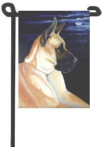 Great Dane - Contemplation - Garden Flags