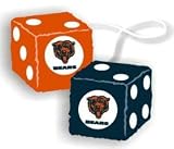Chicago Bears Fuzzy Dice