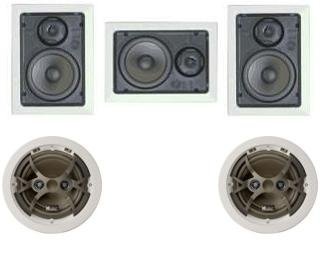Niles 5.1 High-End In-Wall & In-Ceiling Speaker Solution (Surround Sound Speaker Special Effects High End System)