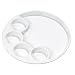 Kitchen & Housewares : Trudeau Round 10 Inch Fondue Plates, Set of 4