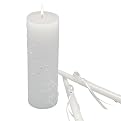 Sparkling Entwined Unity Candle Set - White