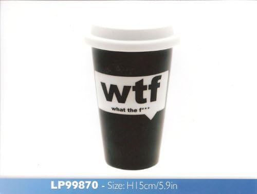 Text Speak-Travel Mug - Wtf What The F*Ck