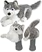 Sporting Goods : Daphnes Animal Heads & Tails Headcover Sets - Husk Head/Tail Set