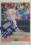 David Tokheim, Clearwater Phillies - Phillies Affiliate Autographed Card
