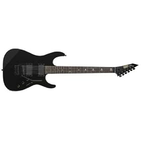 ESP KH2 Kirk Hammett Electric Guitar with Case (Black)