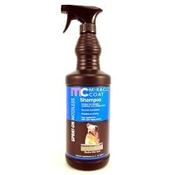 Miracle Coat Spray on Waterless Dog Shampoo, 32-Ounce