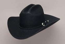 Raw Edge Wool Felt Cowboy Hat