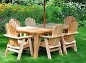 40" x 70" Rectangular Dining Table, Seats 6 (Cedar)