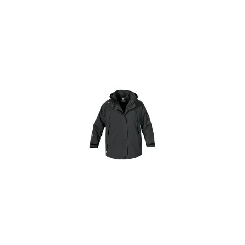 STORMTECH WOMEN'S STORMTECH FIVE-IN-ONE PARKA >> MED,BLACK / BLACK