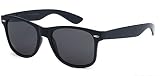 Classic Retro Horn Rimmed Wayfarer Sunglasses Metal Spring Hinge Comfort Fit (Navy Blue) ...