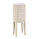 4 Drawer Jewelry Armoire - White&nbsp;