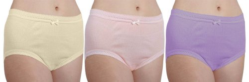 2COZEE 12 Pack Of Womens Underwear Ribbed Full Size Briefs 4X Hips: 56"-58"