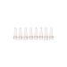 Bio Plas 5010-1 Polypropylene 0.2mL 8 Strip Micro Tube for Thermal Cycling, Natural (Pack of 125)