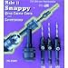 QUICK CHANGE CHUCK AND 3 PC COUNTERSINK DRILL BIT SET BY SNAPPY