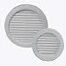 Master Flow 2 In. Round Circular Wall Vent Plastic (White) 6 / Bag RLSC2