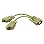 Cables To Go - 25246 - 8in Econo HD15M to (2) Female SVGA Y-Cable