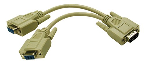 Cables To Go 25246 8in Econo HD15M to Female SVGA Y Cable