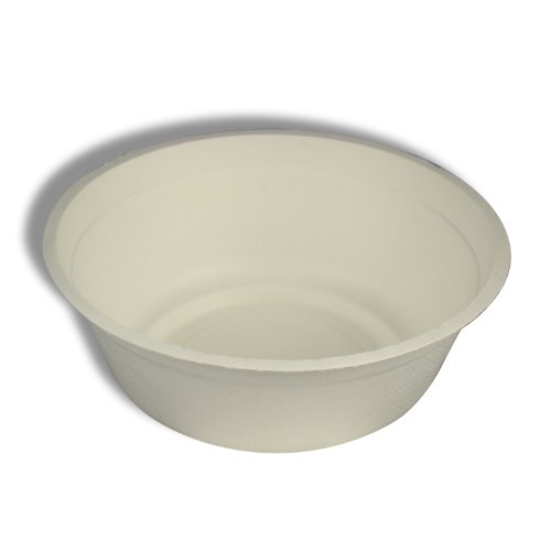 Stalkmarket 100% Compostable Sugar Cane Fiber Soup Bowl, 32-Ounce, 500-Count Case