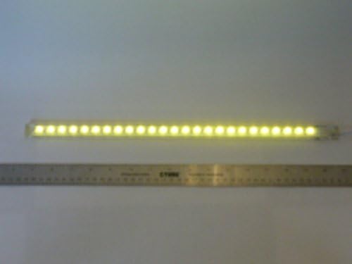 Waterproof striplytes 25 LED Amber/Yellow 12 volt DC
