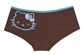 Hello Kitty Face Bling Hearts Brown Bikini Panty for women