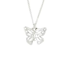 Sterling Silver Butterfly Pendant by Bob Siemon, 14