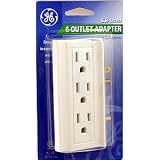 Multi-outlet & Power Strips: 6-Outlet White Adapter