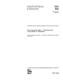 ISO 924:1989, Coal preparation plant -- Principles and conventions for flowsheets