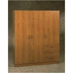 3 Door, 3 Drawer Wardrobe