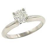 0.72cttw Round Diamond Solitaire Ring Egl F-G/si1