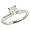 0.72cttw Round Diamond Solitaire Ring Egl F-G/si1