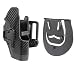  : BlackHawk CQC w/SERPA Holster Right Hand Black w/Carbon Fiber Beretta 92FS & 96