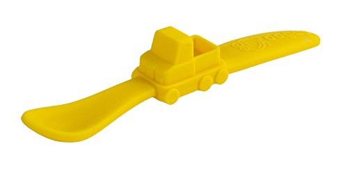 Oogaa Baby Mealtime Truck Spoon, Yellow