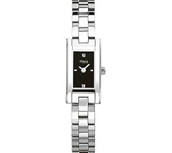 Caravelle Stainless Steel 2 Diamond Ladies Watch - Caravelle 43P102