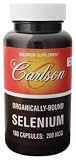 Carlson Laboratories - Selenium (Organically Bound), 200 mcg, 180 capsules