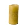 Enjoy Lighting 37264 Green Distressed Limegrass & Cypress Scented Wax LED Pillar Candle, 3.2 by 6
