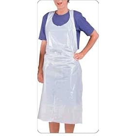 Disposable White Aprons (Flat Pack of 100)